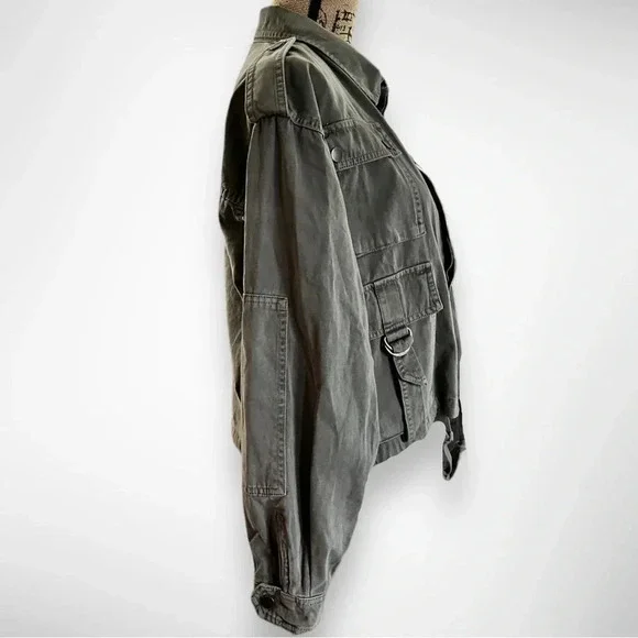 PISTOLA Women's Ashton Cropped Military‎ Jacket Colonel Size XS | EUC - Picture 8 of 11
